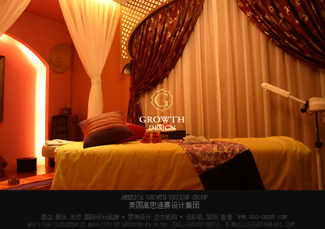 深圳天天美皇家都會房間大床側(cè)面圖