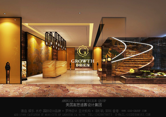 前臺及樓梯設(shè)計