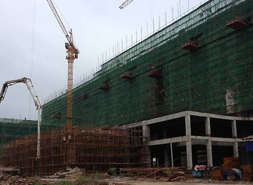 湖南衡陽麗波國際酒店施工現(xiàn)場 湖南衡陽麗波國際酒店施工現(xiàn)場