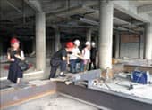 江蘇鹽城水之淼湯泉宮施工現(xiàn)場(chǎng)